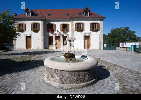 Revel Bergdorf in der Nähe von Grenoble Rhone Alpen Alpes Frankreich Stockfoto