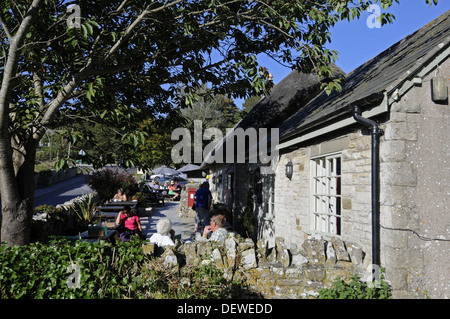 Cream Tea Room im Dorf von Kimmeridge Jurassic Coast Isle of Purbeck-Dorset-England Stockfoto