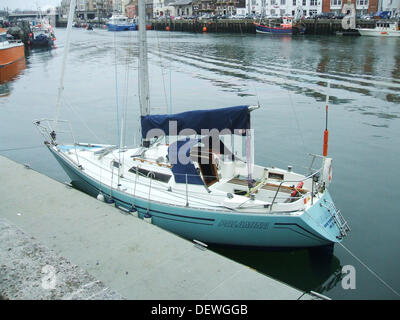 Datei mit Bildern aus Dorset Medienservice. Jeff Cole (62) von Weymouth, Dorset UK, die auf See in den englischen Kanal fehlt, die er einzelne segelte übergeben auf seinem Boot wenn er zuletzt gesehen wurde. 24. September 2013 Kredit: Dorset Media Service/Alamy Live-Nachrichten Stockfoto