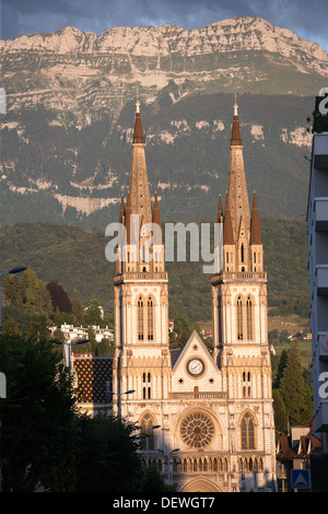 Voiron Saint Bruno Kathedrale Isere Rhone Alpen Alpes Frankreich Stockfoto