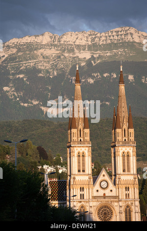 Voiron Saint Bruno Kathedrale Isere Rhone Alpen Alpes Frankreich Stockfoto