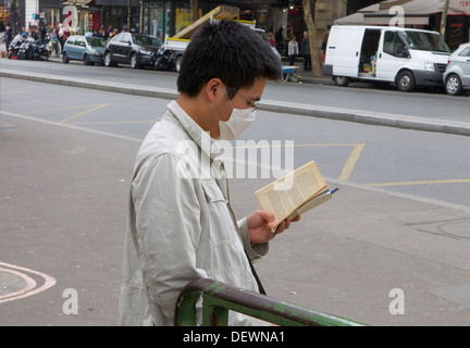 Smog-Maske Stockfoto