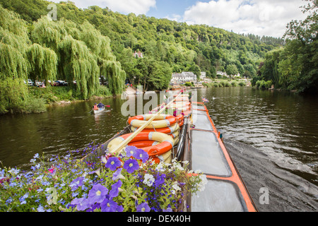 Gloucestershire Tourismus und Reisen Wald von Dean und Wye Valley River und Herefordshire Monmouthshire Grenzen Stockfoto