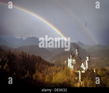 DE - Bayern: Schloss Neuschwanstein Stockfoto