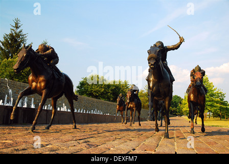 Vollblut-Park in Lexington, Kentucky feiert der Blue Grass Region Pferdesport Geschichte, Traditionen und Kultur. Stockfoto