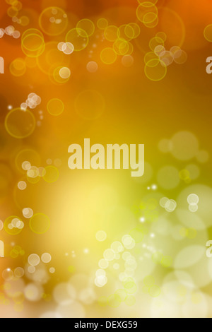 Abstrakt Grün und Orange Ton Hintergrund. Textfreiraum Stockfoto