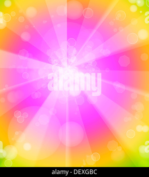 Bunte abstrakte Hintergrund hell Explosion Stockfoto
