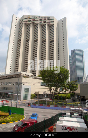 Hotel Parkplatz Bereich Straßen Gastfreundschaft Reiseziel Singapur Asien entspannen genießen Sie Gebäude Wolkenkratzer Besuch Annehmlichkeiten Stockfoto