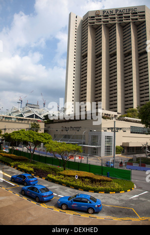 Hotel Parkplatz Bereich Straßen Gastfreundschaft Reiseziel Singapur Asien entspannen genießen Sie Gebäude Wolkenkratzer Besuch Annehmlichkeiten Stockfoto