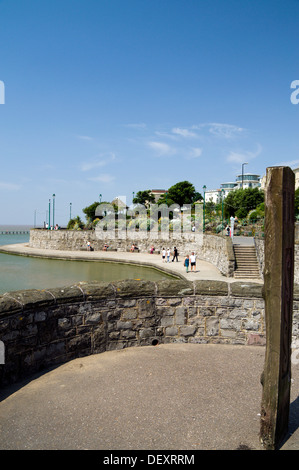 Marine-See, Weston-Super-Mare, Somerset, England. Stockfoto