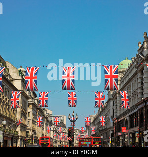 Ikonische London - Regent Street, London, England, Vereinigtes Königreich, Europa. Stockfoto