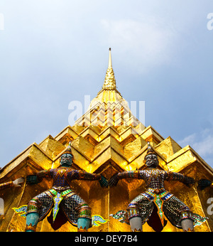 Hüterin der Wat Pra KEO Grand Palace, Bangkok, Thailand. Stockfoto