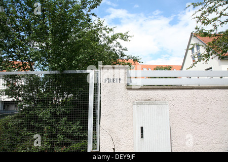 Graffiti an der Wand Stockfoto