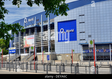 O2 World auf Bahre Gebiet, Hamburg, Deutschland, Europa, O2-World in Bahrenfeld, Deutschland, Europa Stockfoto