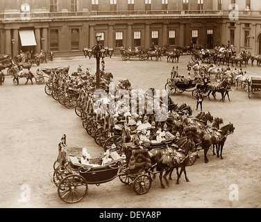 Buckingham Palace London Königin Victorias Diamant-Jubiläum im Jahre 1897 Stockfoto