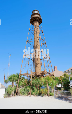 Leuchtturm auf Sanibel Island, Sanibel Island, Florida, Vereinigte Staaten von Amerika Stockfoto