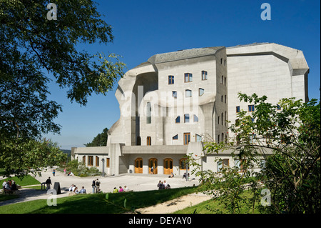 Goetheanum Gebäude vom Architekten Rudolf Steiner, Sitz der Anthroposophischen Gesellschaft in Dornach, Kanton Solothurn Stockfoto