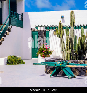 Casa Museo del Campesino Bauernmuseum Mozaga-Lanzarote-Kanarische Inseln-Spanien Stockfoto