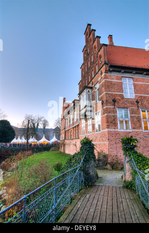 Weihnachtsmarkt am Schloss Bergedorf, Bergedorf, Hamburg Stockfoto