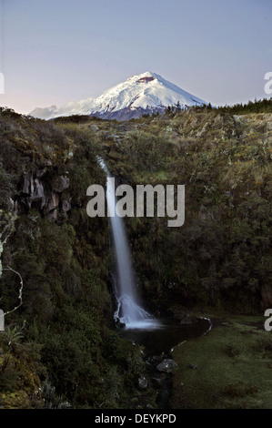 Cotopaxi Vulkan Luftaufnahme Stockfoto