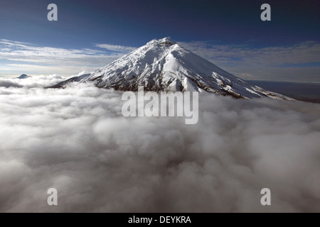 Cotopaxi Vulkan Luftaufnahme Stockfoto