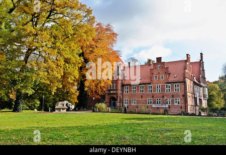 Schloss Bergedorf Schloss und Park im Herbst, Bergedorf, Hamburg Stockfoto