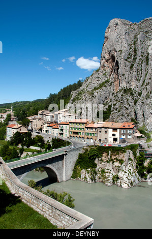 Sisteron Alpes de Haute Provence Frankreich Französisch Stockfoto