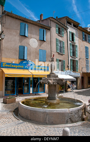 Valensole Frankreich Bäckerei französischen Boulangerie Patisserie Alpes de Haute Provence Stockfoto