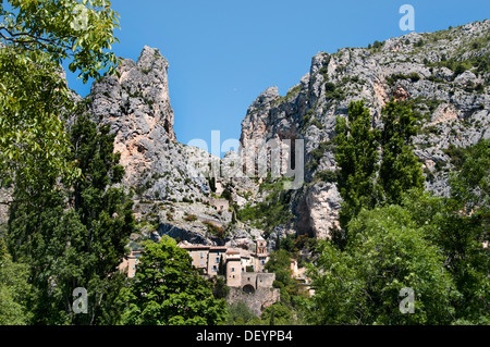 Moustiers Sainte Marie Alpes de Haute Provence-Frankreich Stockfoto