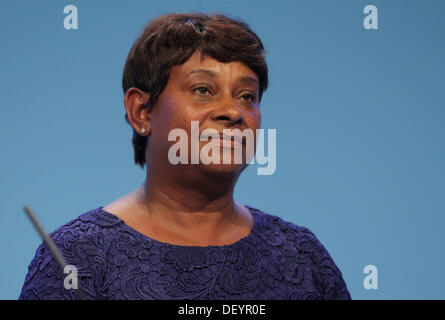 BARONESS DOREEN LAWRENCE LABOUR PARTY 25. September 2013 BRIGHTON CENTRE BRIGHTON ENGLAND Stockfoto