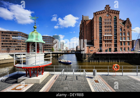 Internationale Maritime Museum und Brooktorhafen in der HafenCity Hamburg Stockfoto