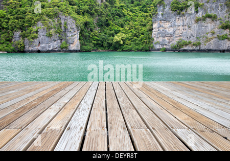 Die Lagune genannt "Talay Nai' im Moo Koh Ang Tong National Park Stockfoto