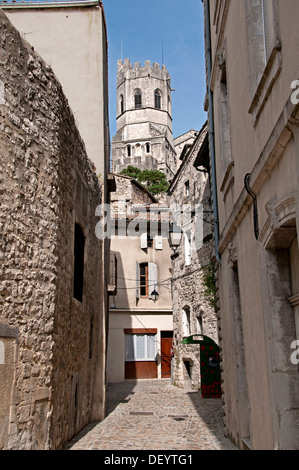 Vivier Ardèche Rhône Alpes Rhone Tal Frankreich mittelalterliche französische Stadt Stockfoto