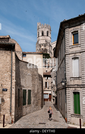 Vivier Ardèche Rhône Alpes Rhone Tal Frankreich mittelalterliche französische Stadt Stockfoto