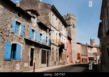 Vivier Ardèche Rhône Alpes Rhone Tal Frankreich mittelalterliche französische Stadt Stockfoto