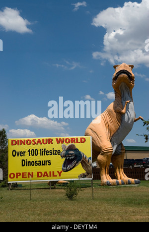 Dinosaurier Welt Glen Rose Texas USA Stockfoto