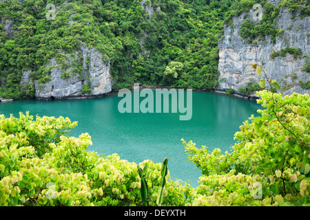 Die Lagune genannt "Talay Nai' im Moo Koh Ang Tong National Park Stockfoto