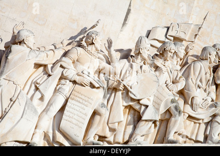 Padrão Dos Descobrimentos, Denkmal der Entdeckungen, Henri zu feiern, der Navigator und dem portugiesischen Zeitalter der Entdeckungen und Stockfoto