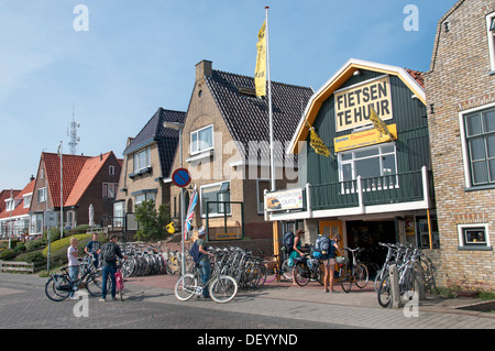 Terschelling Niederlande Bikes Fahrräder zu vermieten Stockfoto