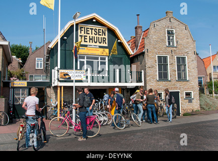 Terschelling Niederlande Bikes Fahrräder zu vermieten Stockfoto