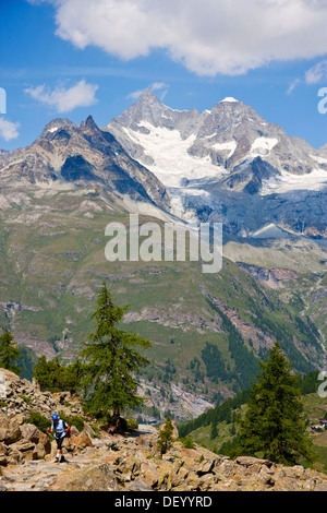 Die Alpen Matterhorn Berg, Schweiz, Europa Stockfoto