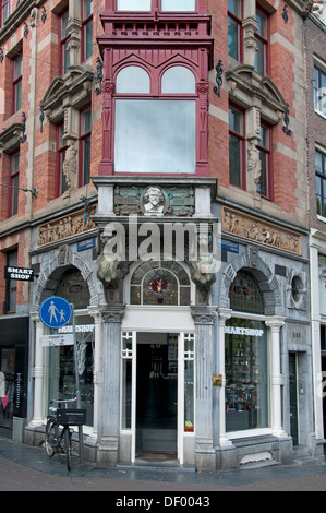 Pieter C Hooft Smartshop Leidsestraat Keijzersgracht Amsterdam-Hollands Stockfoto