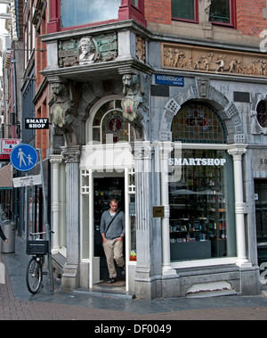 Pieter C Hooft Smartshop Leidsestraat Keijzersgracht Amsterdam-Hollands Stockfoto