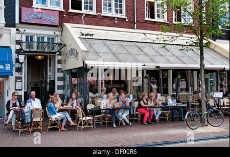 Cafe Luxemburg Spui Amsterdam Restaurant bar Kneipe Niederlande Stockfoto