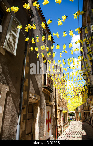 Sommerfest in Belvès, Perigueux, Dordogne, Aquitaine, Frankreich, Europa Stockfoto