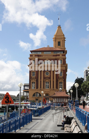 Alte Fähre Gebäude, Auckland, Auckland Region, Neuseeland Stockfoto