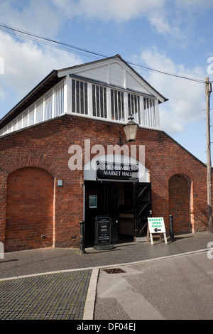 The Shambles Market Hall, Devizes, Wiltshire, England. GROSSBRITANNIEN Stockfoto