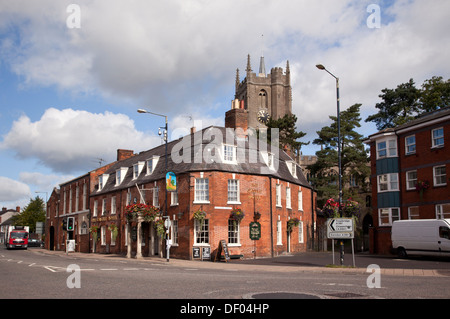 Das Castle Hotel in der Marktstadt Devizes, Wiltshire, England, Großbritannien Stockfoto