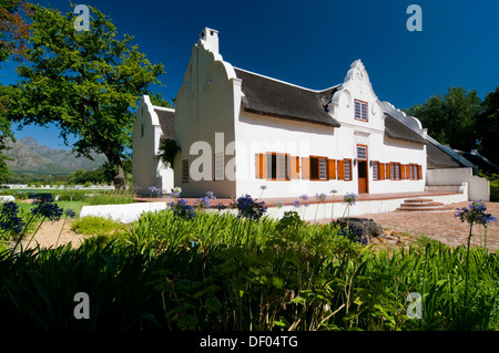 Haupthaus, Weingut Blaauwklippen, Stellenbosch, Western Cape, Südafrika, Afrika Stockfoto