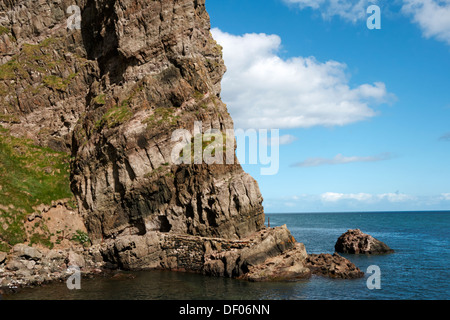 Das Gobbins Klippe Küste Weg Islandmagee Larne Nordirland Stockfoto